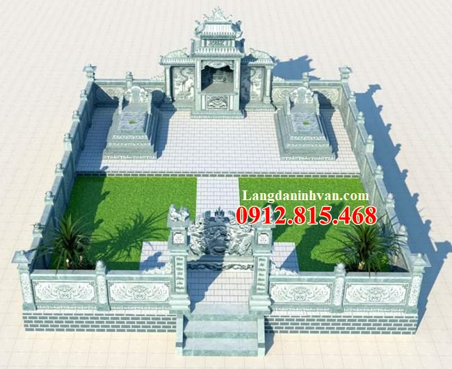 Bán lăng mộ đá, nhà mồ đá tại Bạc Liêu - Xây nhà mồ bằng đá khối