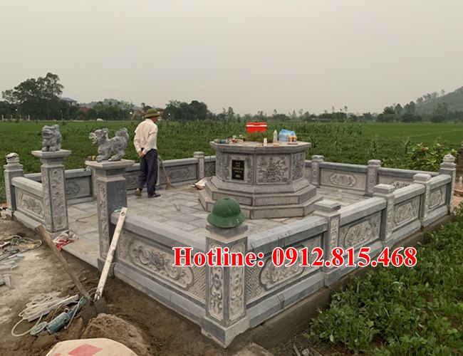 +94 Mẫu khu lăng mộ đá nghĩa trang gia đình đẹp bán tại Bạc Liêu