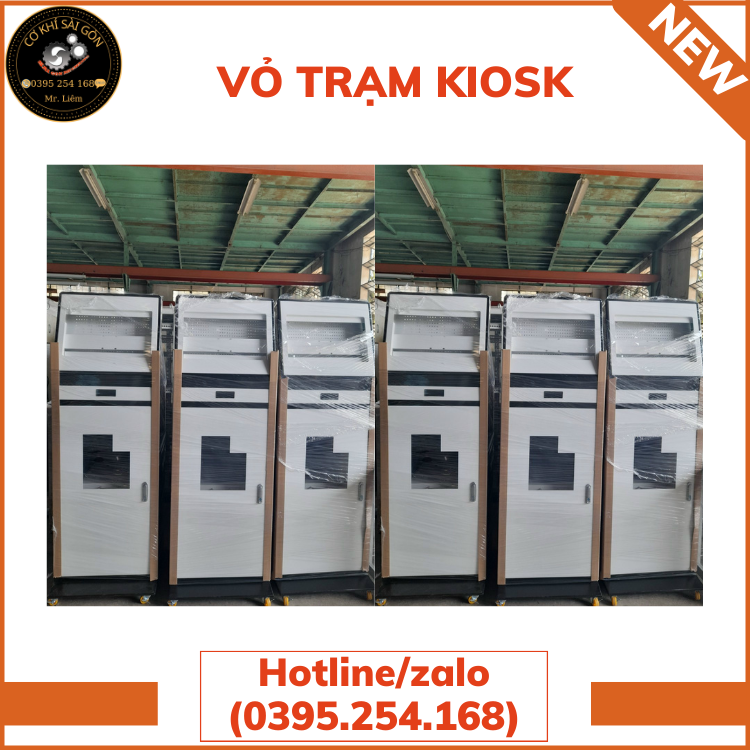 VỎ TRẠM KIOSK CHUYÊN DÙNG TRONG CÁC NGÂN HÀNG, BỆNH VIỆN
