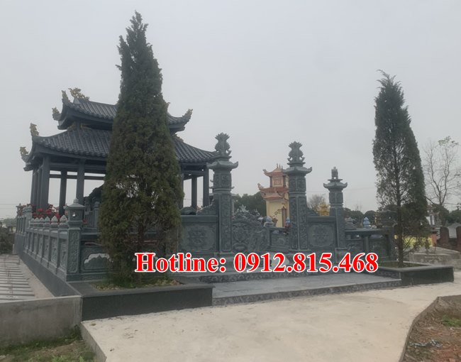 Thi công làm nhà mồ bằng đá khối tụ nhiên đẹp uy tín - Nhà mồ đá