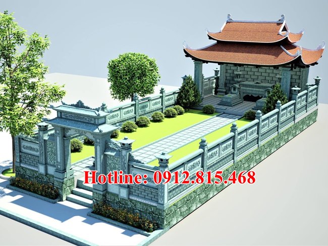 Thi công làm nhà mồ bằng đá khối tụ nhiên đẹp uy tín - Nhà mồ đá