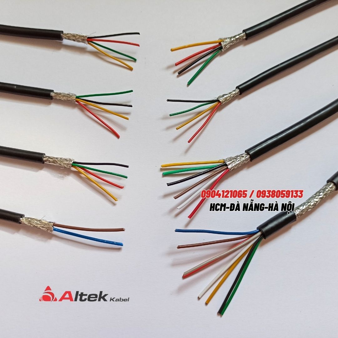 Dây tín hiệu / Cáp tín hiệu chống nhiễu điện áp 500 volt vỏ bọc PVC