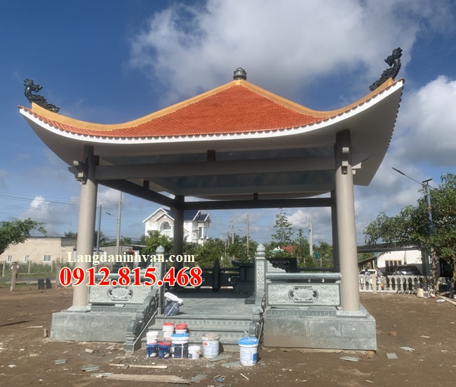 Thiết kế thi công nhà mồ bằng đá khối uy tín chất lượng - Nhà mồ đẹp