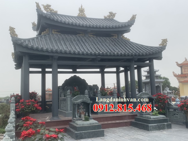 Thiết kế thi công nhà mồ bằng đá khối uy tín chất lượng - Nhà mồ đẹp