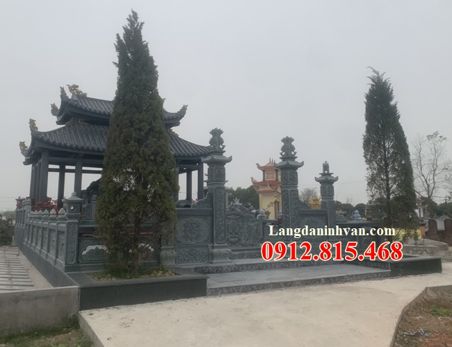 Thiết kế thi công nhà mồ bằng đá khối uy tín chất lượng - Nhà mồ đẹp