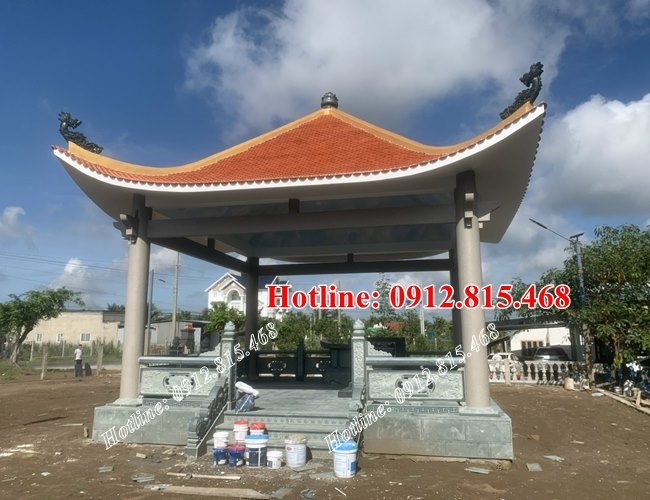 Xây nhà mồ đẹp tại Bạc Liêu - Khu lăng mộ, nghĩa trang gia đình