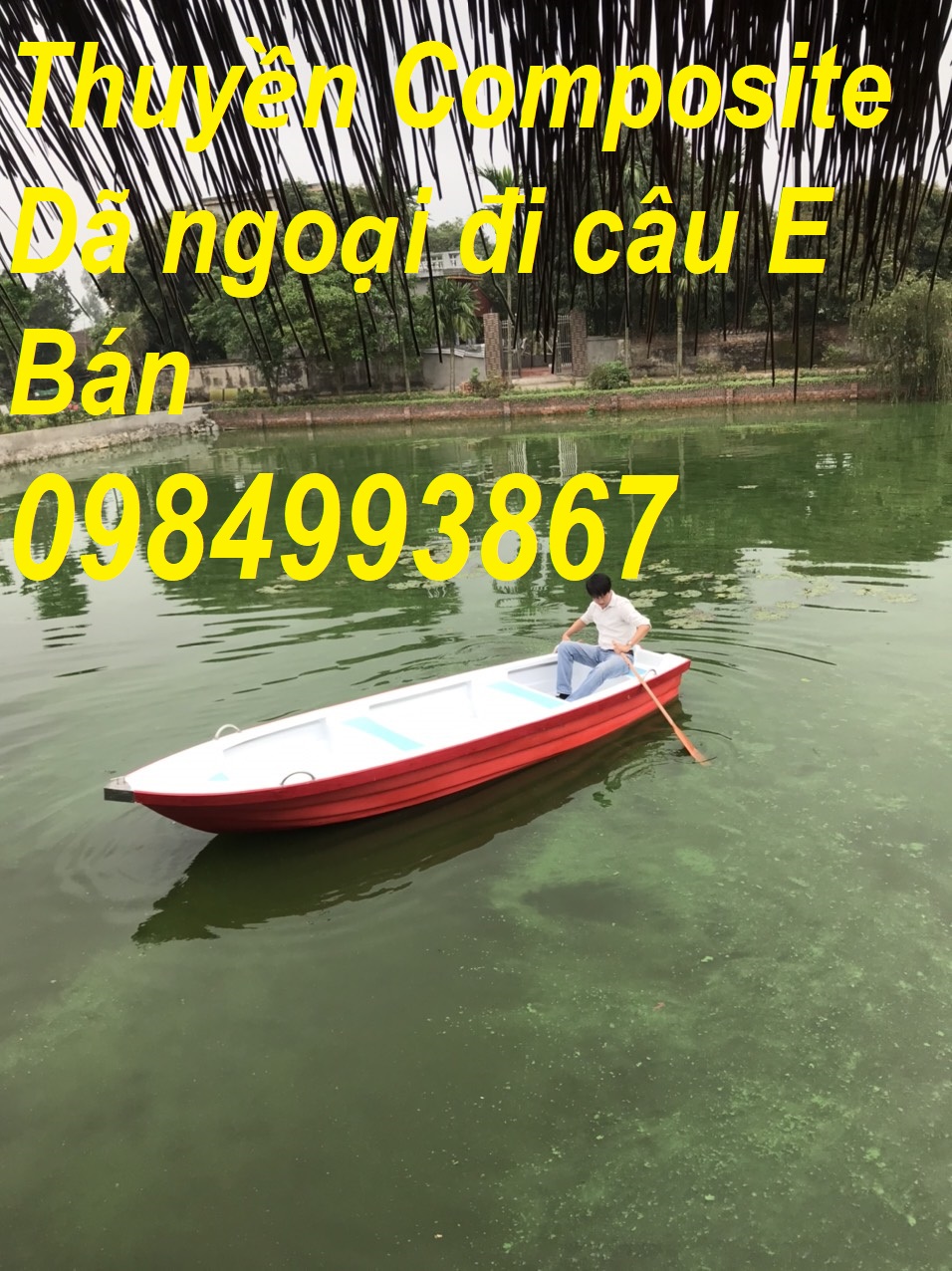 Thuyền dã ngoại ,đi câu bảo hành 2 năm dài 3m6 ,4m5