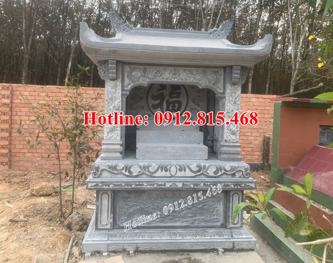 45 mẫu lăng mộ đá một mái thiết kế xây để tro cốt, hài cốt đơn giản