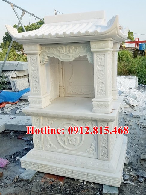 45 mẫu lăng mộ đá một mái thiết kế xây để tro cốt, hài cốt đơn giản