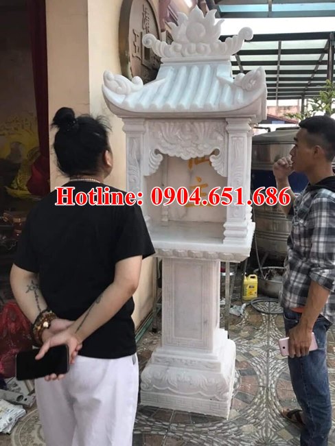 Mẫu bàn thờ thiên ngoài trời đẹp bán tại Sài Gòn - Cây hương đá Tp HCM