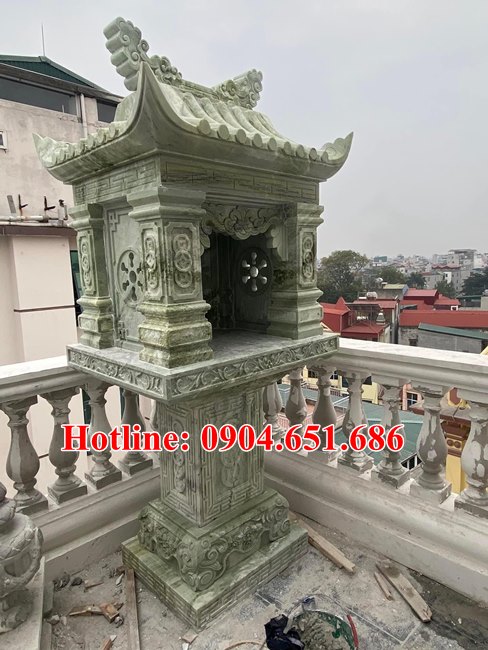 Mẫu bàn thờ thiên ngoài trời đẹp bán tại Sài Gòn - Cây hương đá Tp HCM