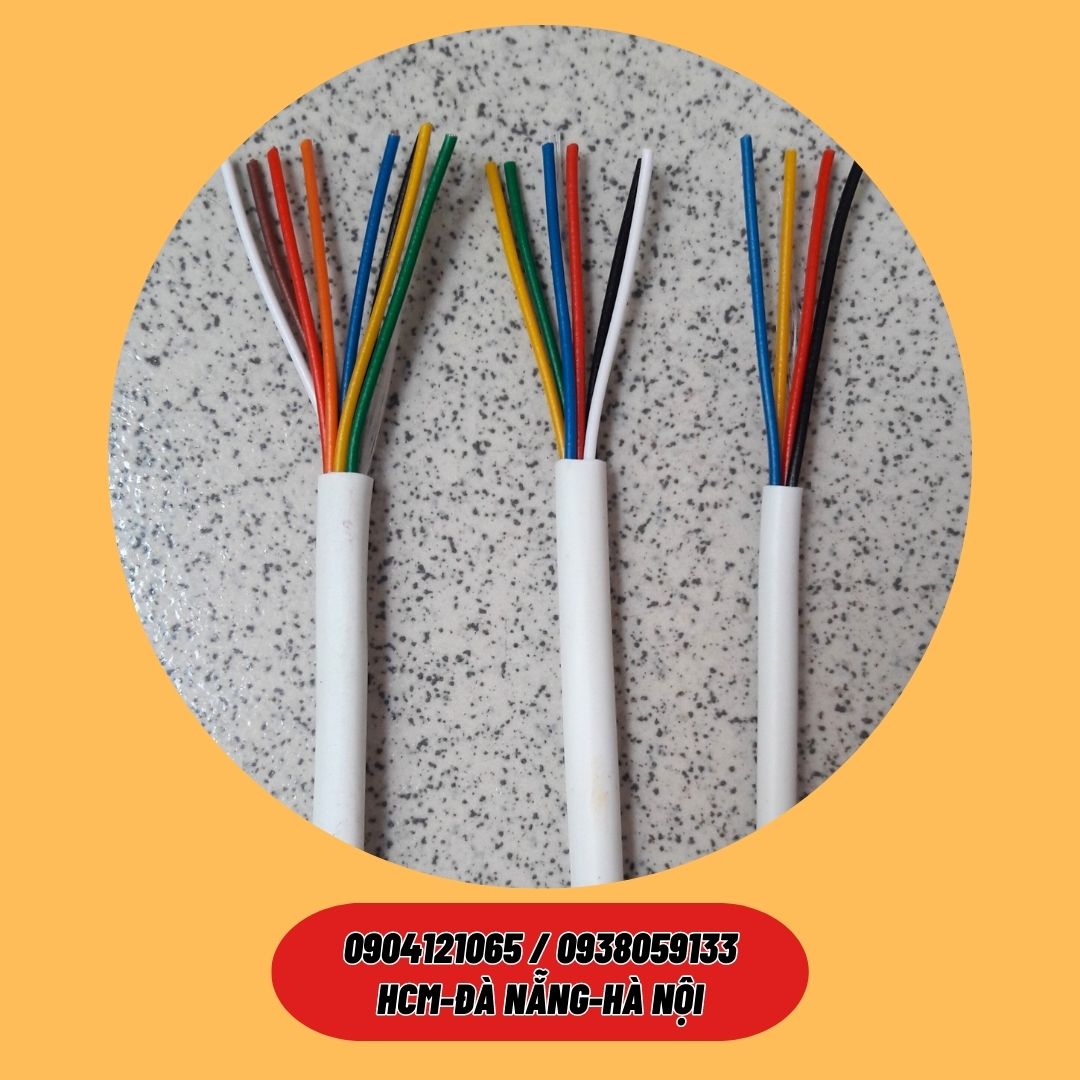 Cáp báo cháy / Dây cáp tín hiệu báo cháy 4/6/8 lõi x 0.22mm