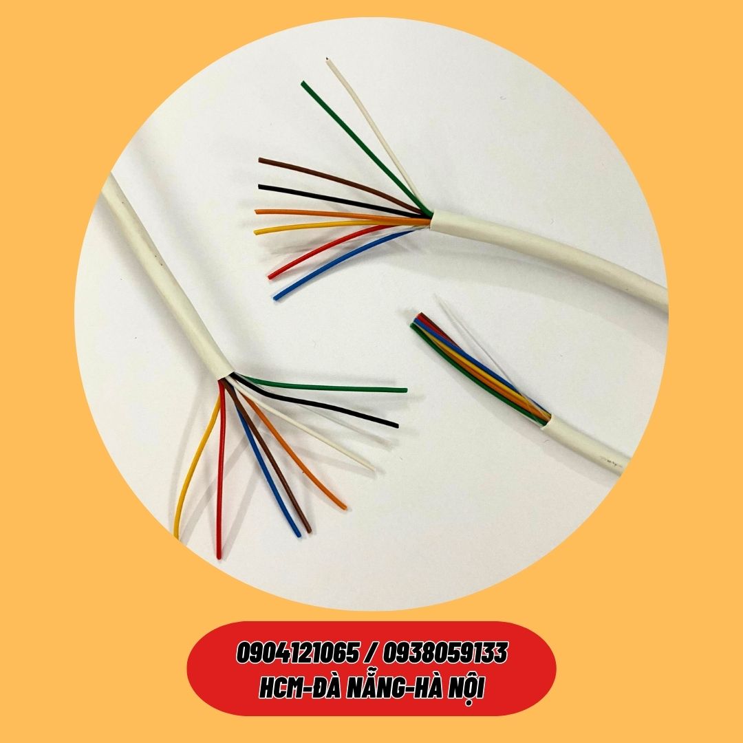 Cáp báo cháy / Dây cáp tín hiệu báo cháy 4/6/8 lõi x 0.22mm