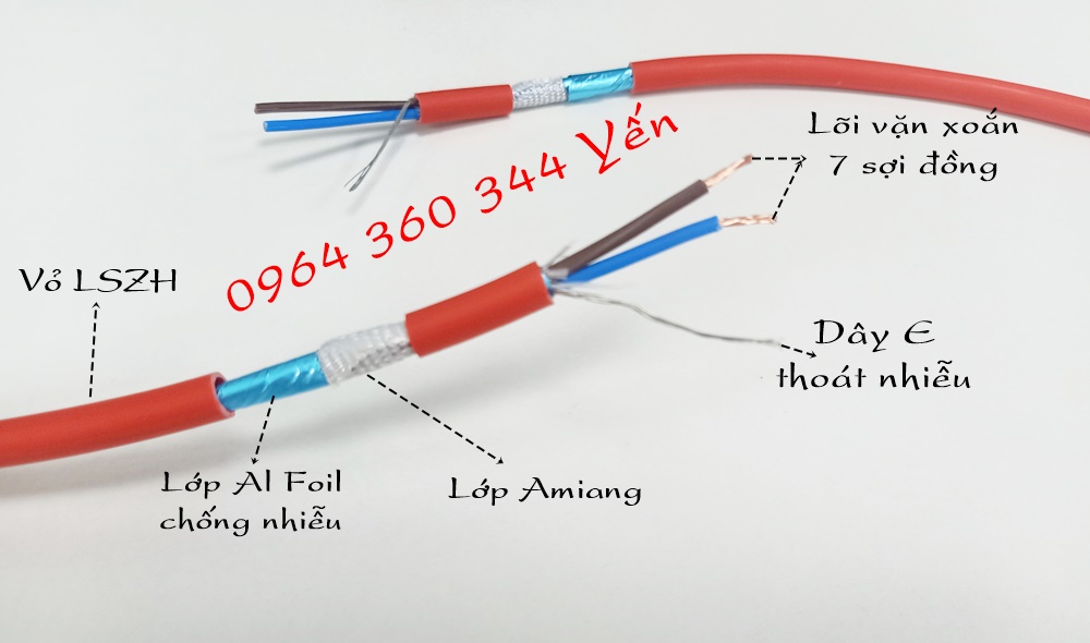 Cáp tín hiệu báo cháy, chống cháy, chống nhiễu Altek Kabel