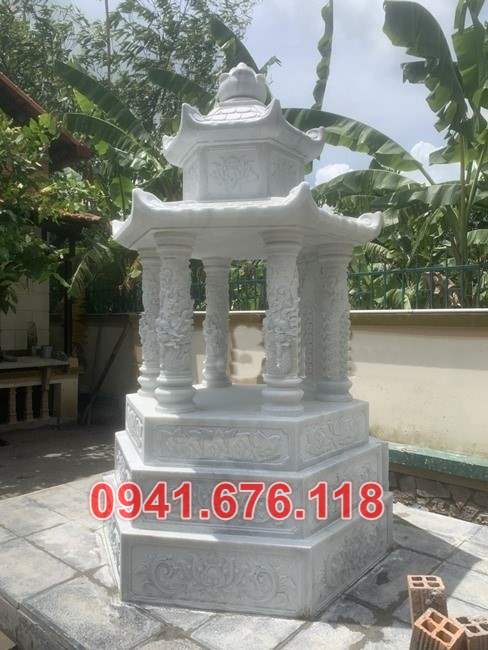 3456 Mẫu tháp tro cốt đá đẹp bán cà mau bảo tháp mộ sư