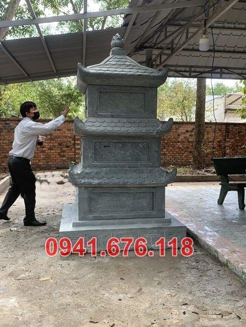 1012 Mẫu tháp tro cốt đá đẹp bán hậu giang tháp sư bảo tháp