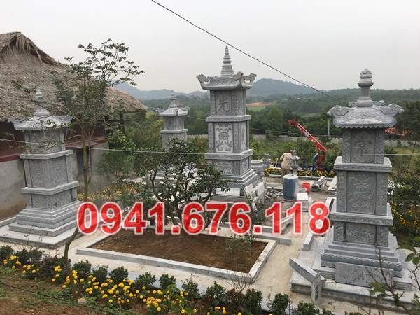 1012 Mẫu tháp tro cốt đá đẹp bán hậu giang tháp sư bảo tháp