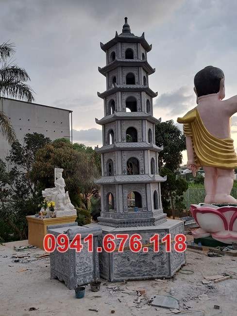 74562 Mẫu tháp đá tro cốt đẹp bán khánh hoà