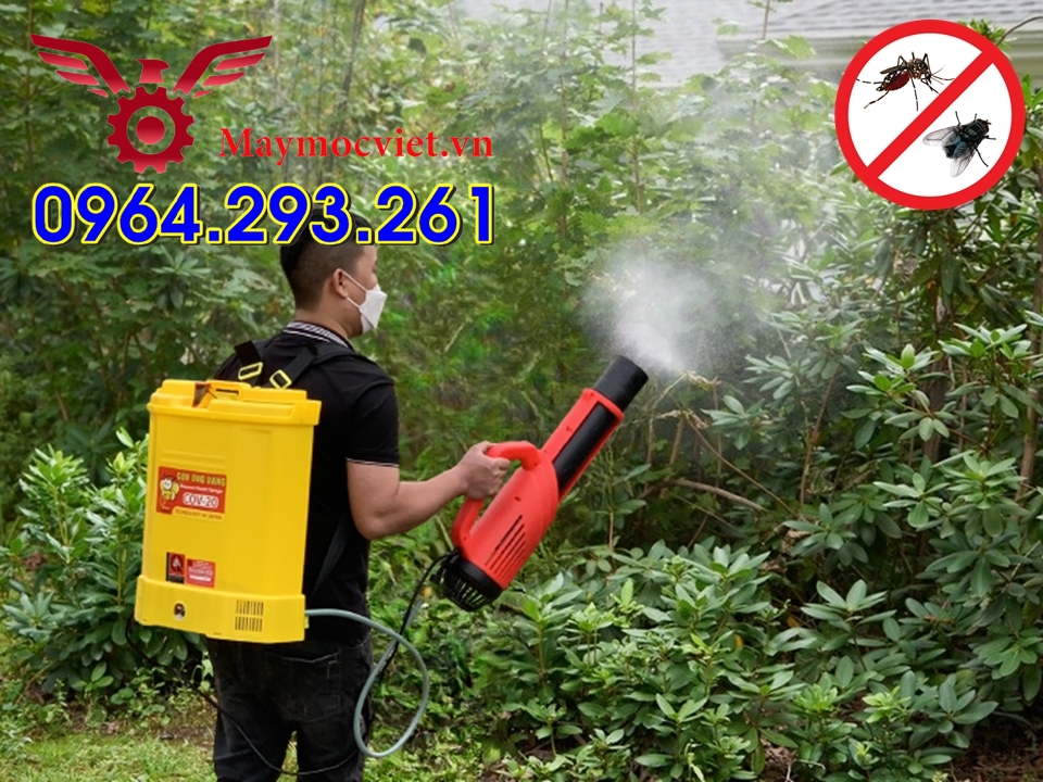 Combo Máy phun thuốc diệt muỗi Turbo BA6 phòng bệnh sốt rét