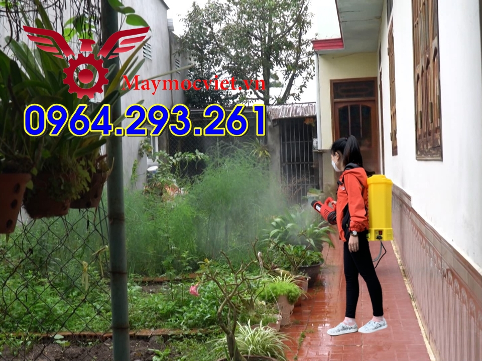 Combo Máy phun thuốc diệt muỗi Turbo BA6 phòng bệnh sốt rét