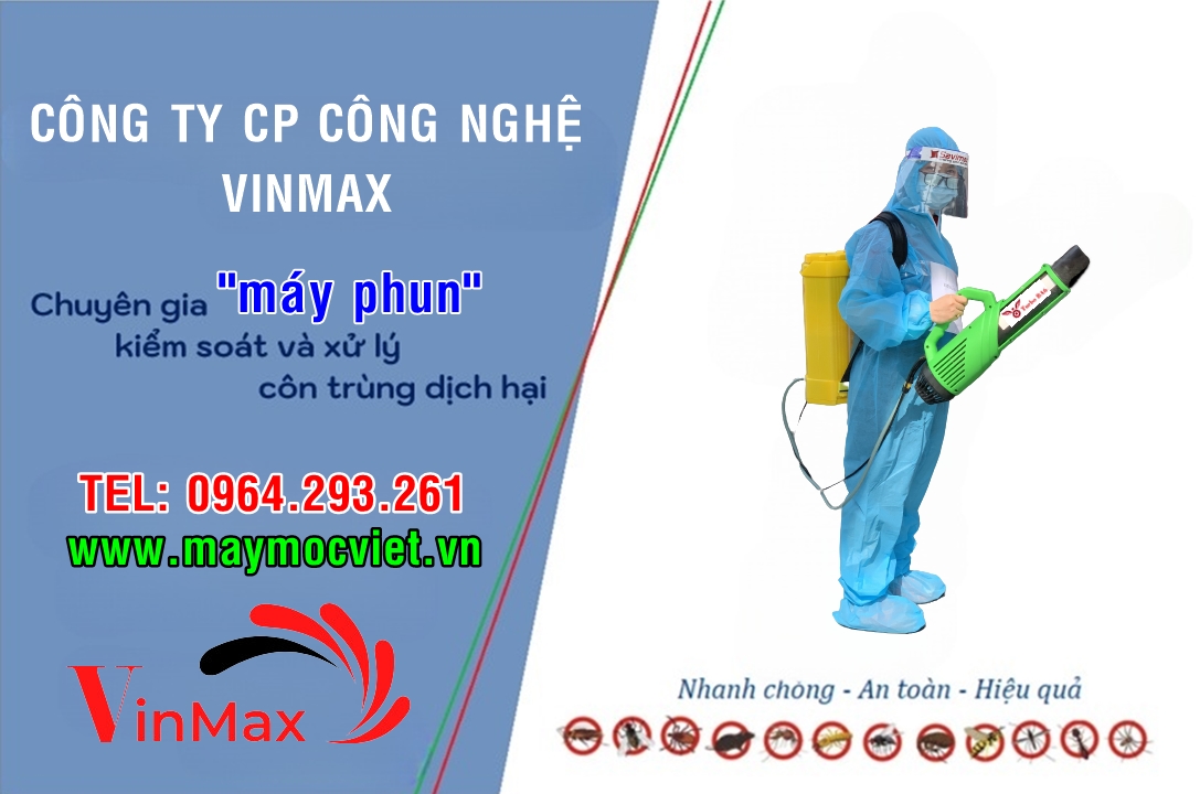 Combo Máy phun thuốc diệt muỗi Turbo BA6 phòng bệnh sốt rét