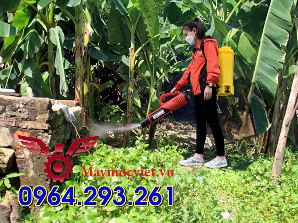 Combo Máy phun thuốc diệt muỗi Turbo BA6 phòng bệnh sốt rét