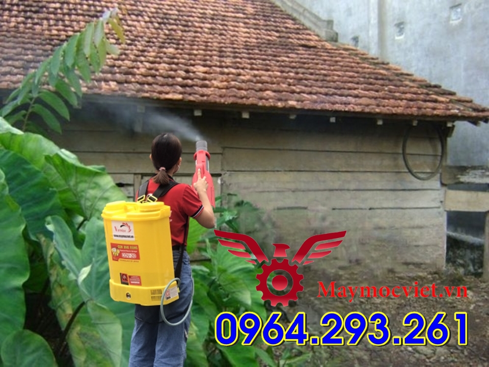 Combo Máy phun thuốc diệt muỗi Turbo BA6 phòng bệnh sốt rét