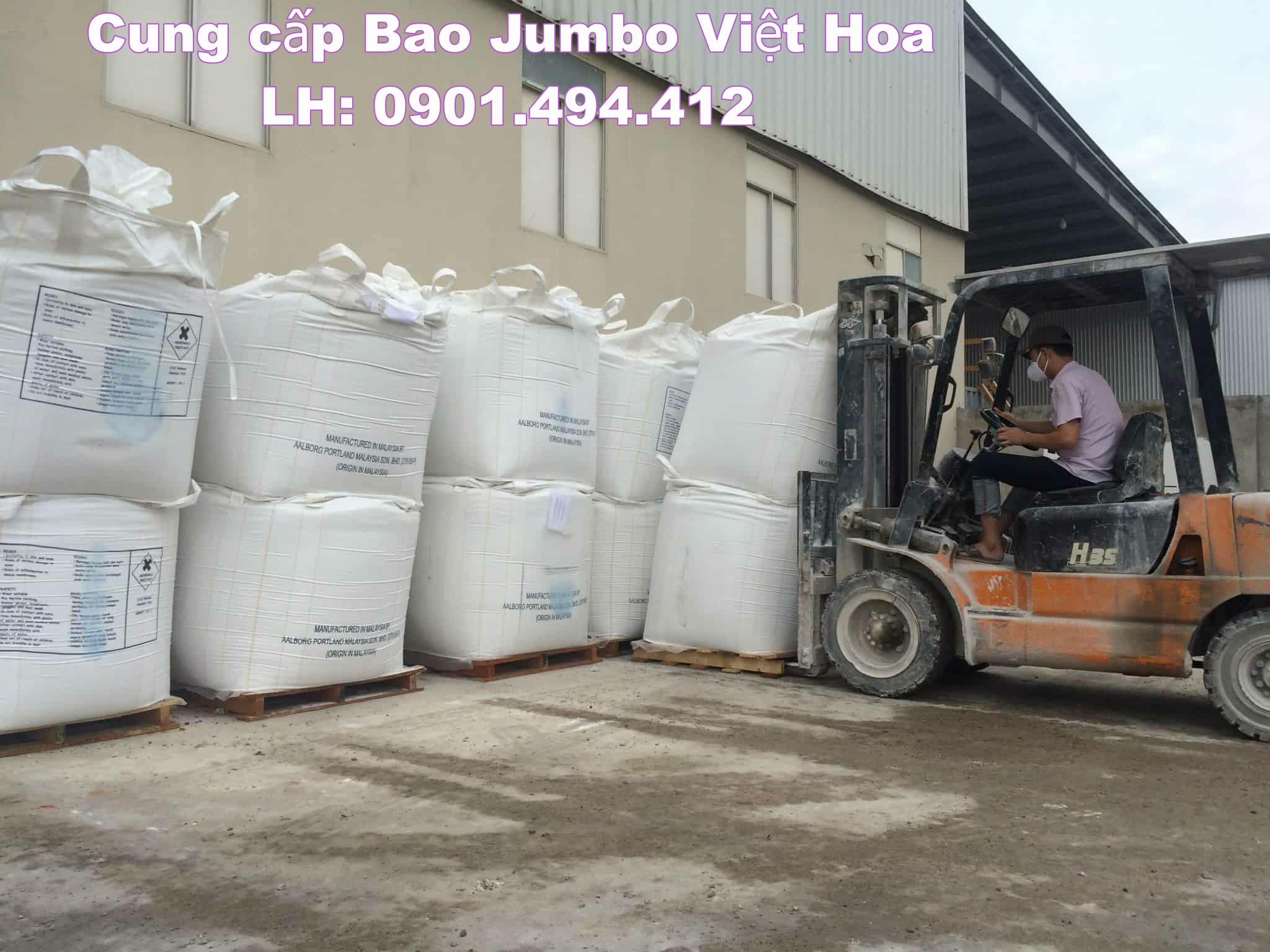 Sử dụng BAO JUMBO trong bốc dở hàng hóa.