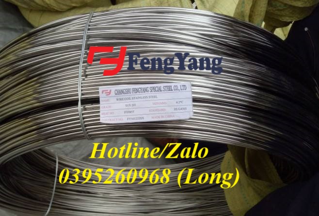 Dây inox 201, 304, 310S, 316L... và Dây đàn hồi 82B, 72A, 72B...