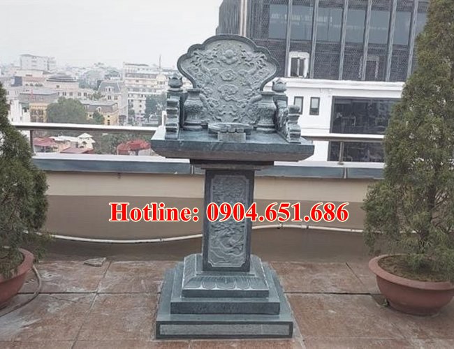 Bán 18+ Cây hương đá ngoài trời đẹp tại Nam Định, Bàn thờ thiên