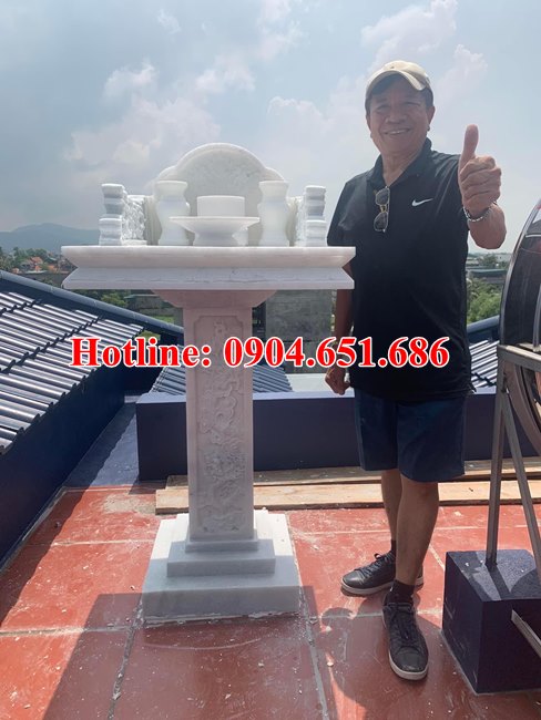 Cửng thờ ngoài trời - Địa chỉ bán, lắp đặt củng thờ bằng đá khối