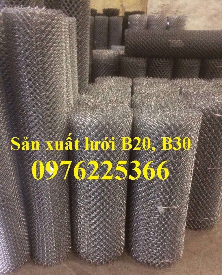 Báo giá lưới thép B20 làm hàng rào ,lưới thép B20 mạ kẽm