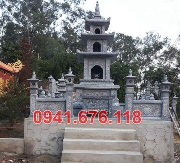 Khánh hoà 14 tháp mộ để thờ tro cốt đá đẹp bảo tháp sư