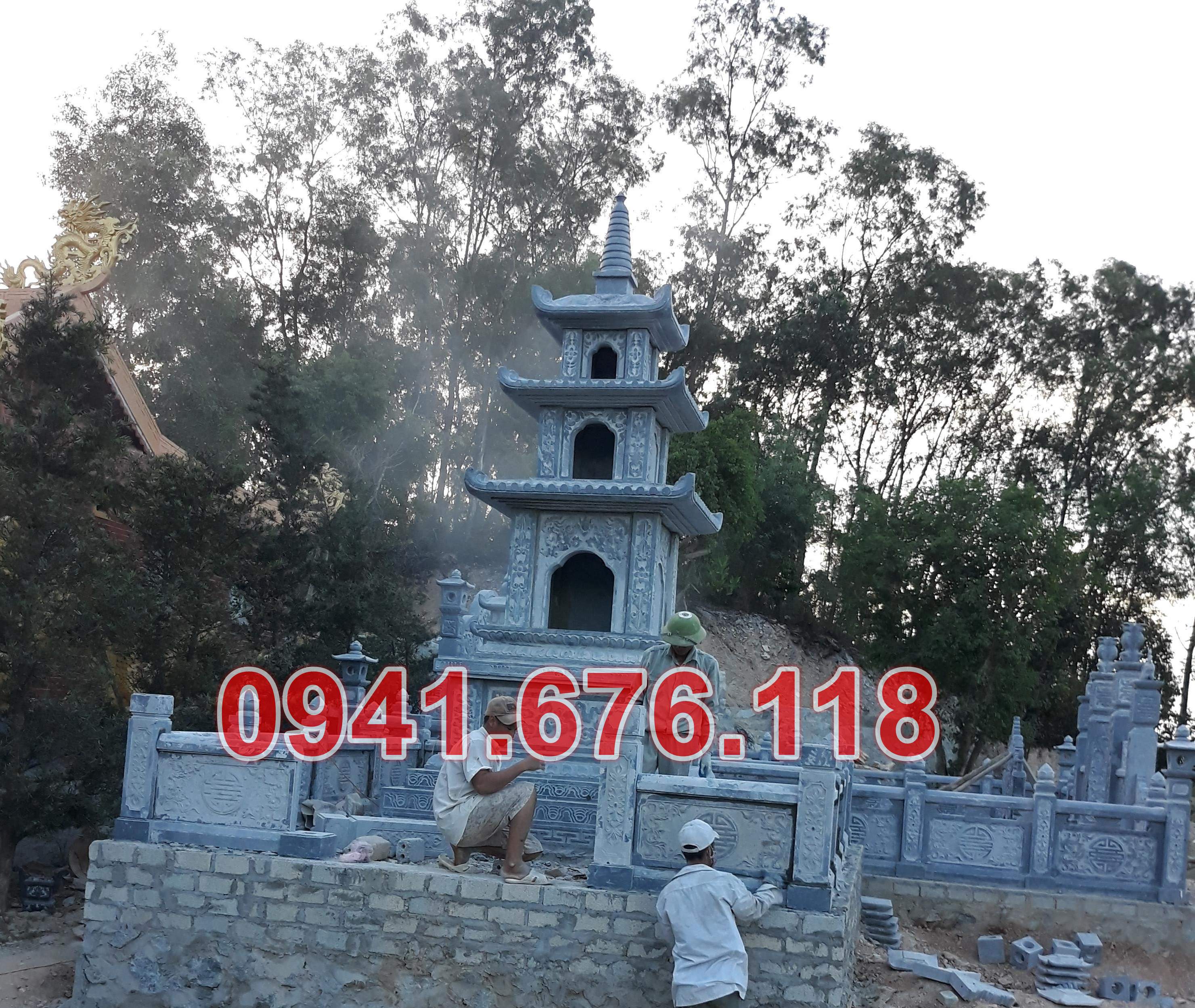 Khánh hoà 14 tháp mộ để thờ tro cốt đá đẹp bảo tháp sư