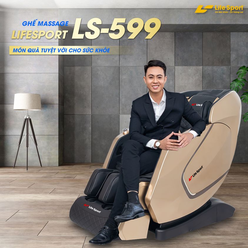 Ghế massage Lifesport LS-599 - Giảm giá hết ga đến 49%
