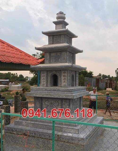 51 Mộ tháp tro cốt đá đẹp bán quảng nam bảo tháp sư