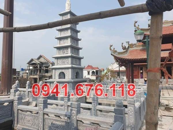 nghệ an 954 mộ tháp đá sư phật giáo bán bảo tháp để thờ tro cốt