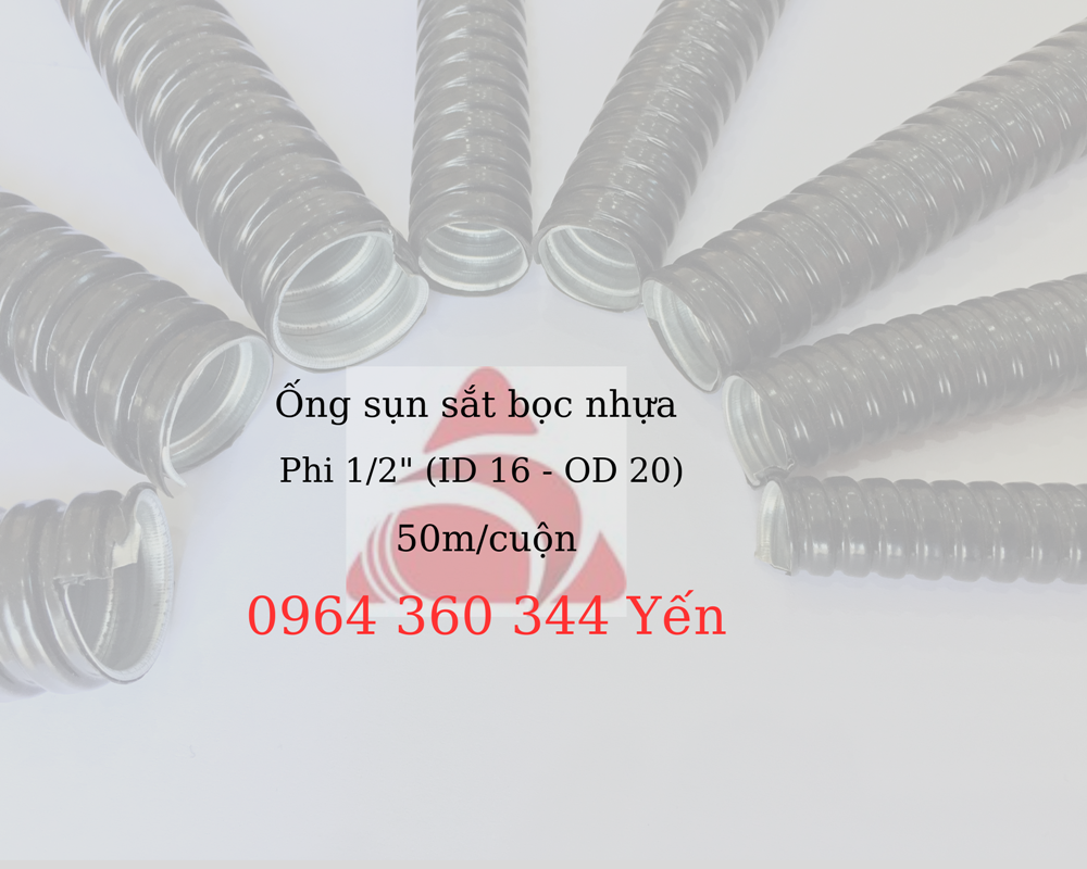 ống sụn sắt thép bọc nhựa D13 - D100 giá rẻ