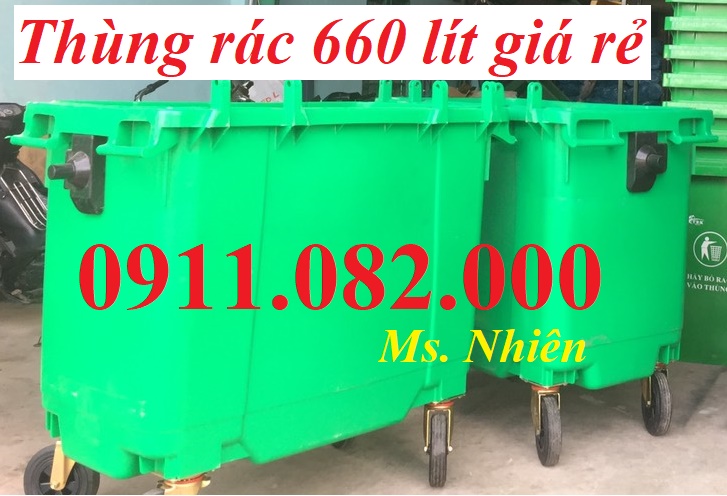 Thùng rác giá rẻ khuyến mãi- thùng rác 120l 240l- lh 0911082000