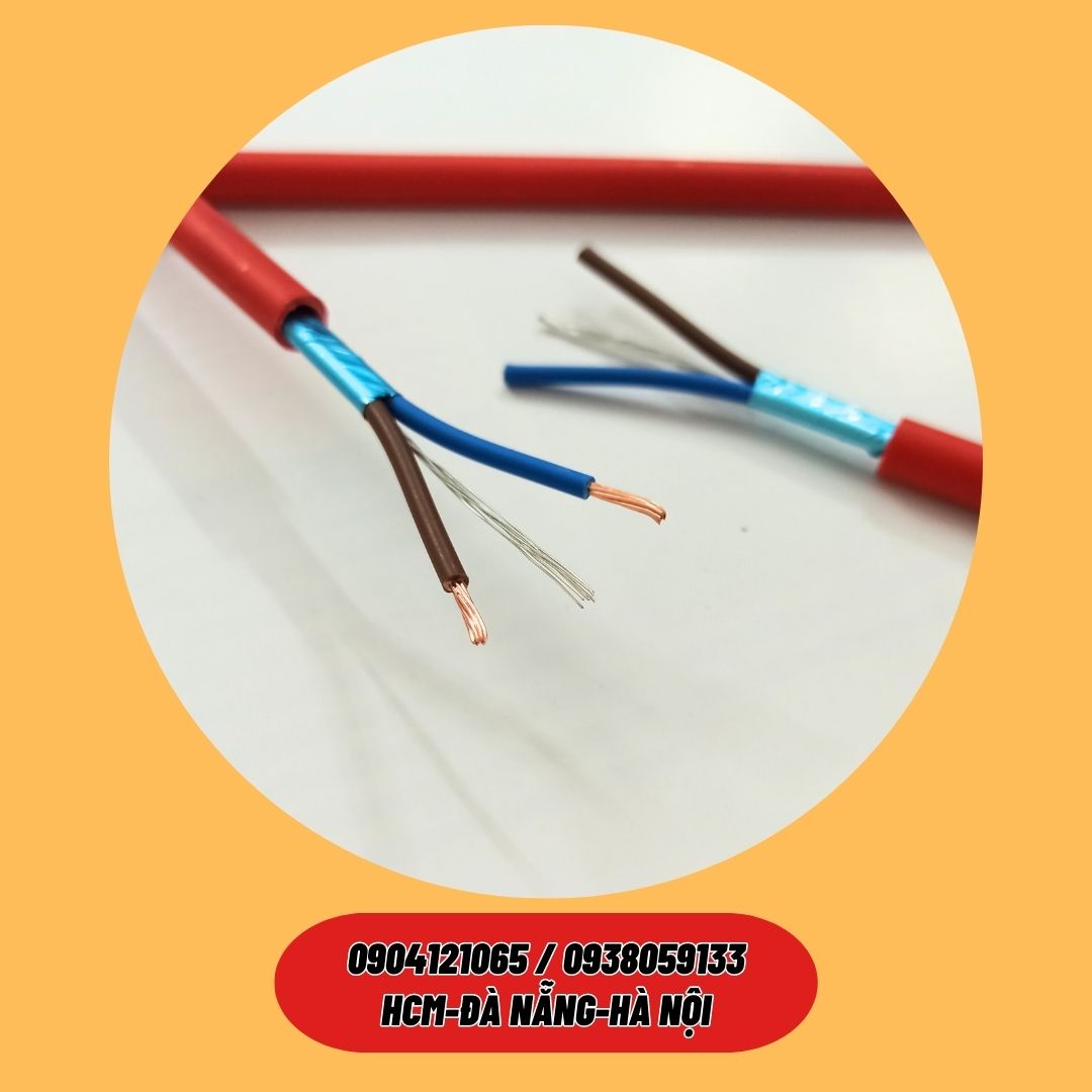 Dây cáp chống cháy vỏ bọc lszh chống nhiễu + chịu nhiệt