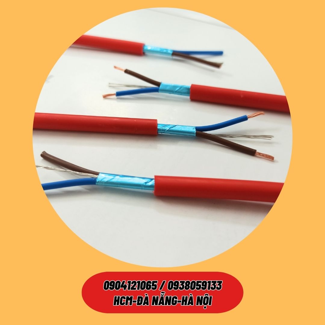 Dây cáp chống cháy vỏ bọc lszh chống nhiễu + chịu nhiệt