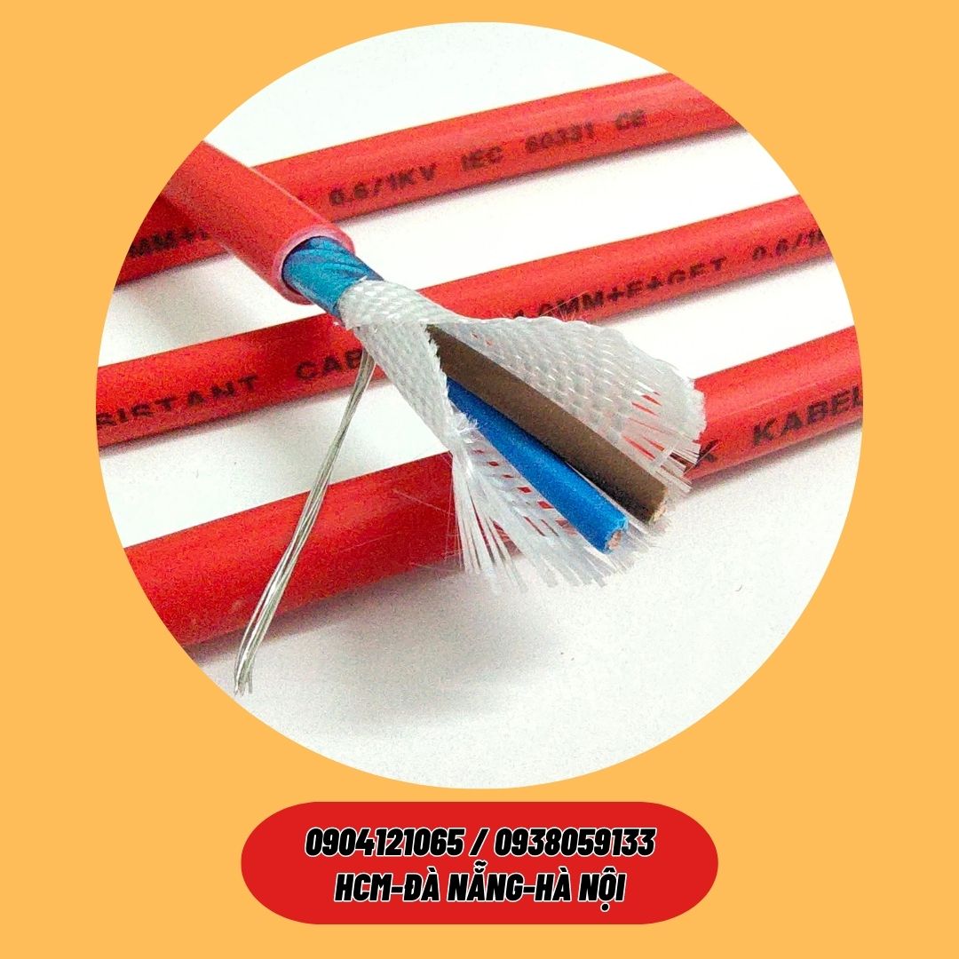 Dây cáp chống cháy vỏ bọc lszh chống nhiễu + chịu nhiệt