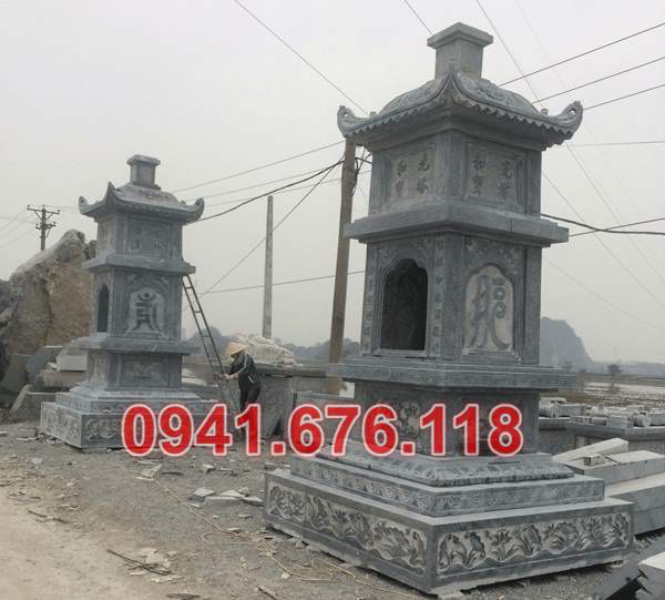 66 bắc giang bán mộ tháp bằng đá đẹp bảo tháp sư phật giáo