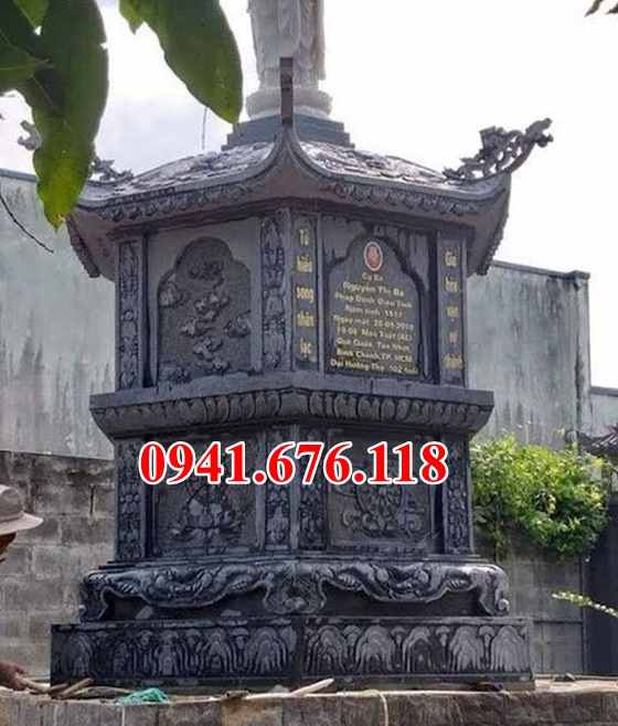 Mẫu 14+ mộ tháp sư đá đẹp bán hà nội bảo tháp phật giáo