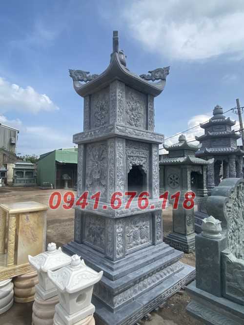 5544 Mẫu mộ tháp đá sư phật giáo bán bắc kạn bảo tháp