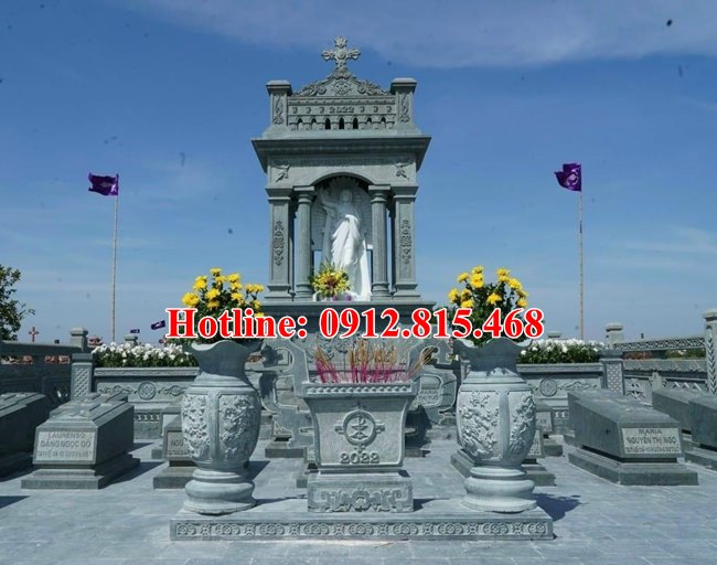 Mẫu lăng mộ đá công giáo đẹp bán tại Sài Gòn Thành Phố Hồ Chí Minh 09