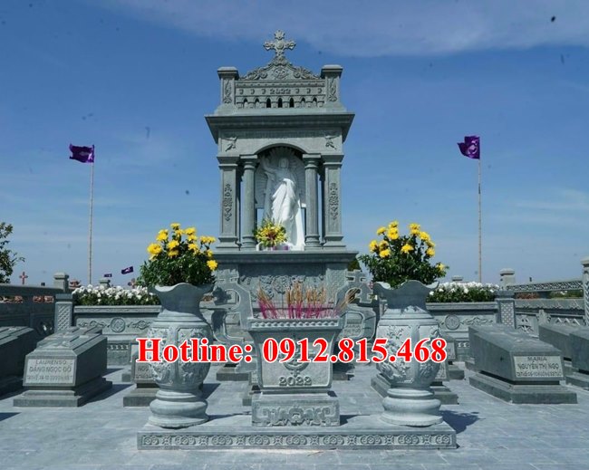 Mẫu lăng mộ đá công giáo đẹp bán tại Bình Dương, Đồng Nai, Tâu Ninh