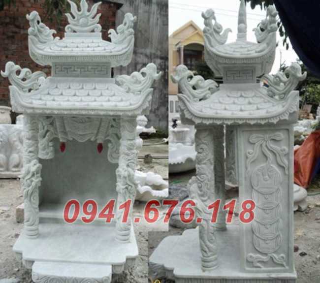 1155 Mẫu bàn thờ thần tài ông địa đá đẹp khóm tủ miếu thờ