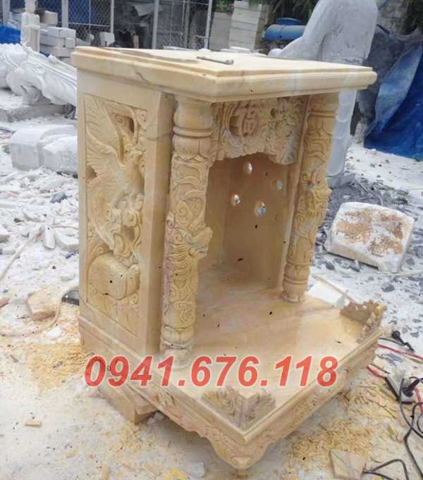 mẫu 8864 bàn thờ thần tài ông địa đá bến tre đẹp khóm tủ miếu