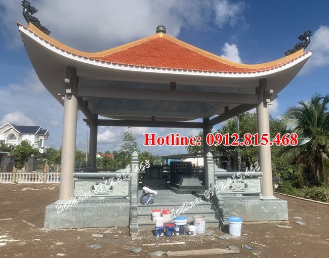 Mẫu khu lăng mộ đá đẹp bán tại Bình Phước 93 - Khu lăng mộ gia đình